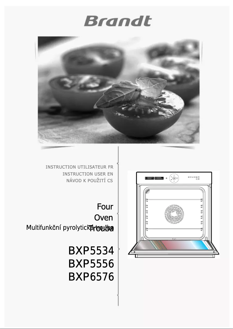 Page n°1 - Manuel utilisateur Brandt BXP6576X