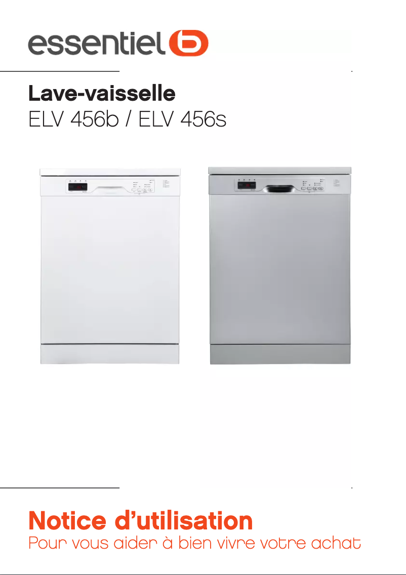 Page 1 de la notice Manuel utilisateur Essentiel B ELV 456s