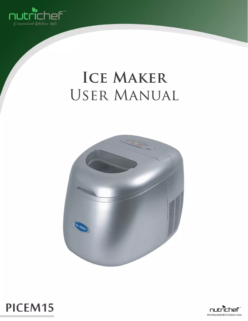 Image de la première page du manuel de l'appareil PICEM15