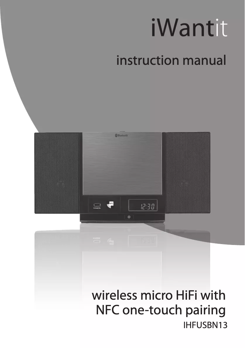 Page 1 de la notice Manuel utilisateur iWantit IHFUSBN13