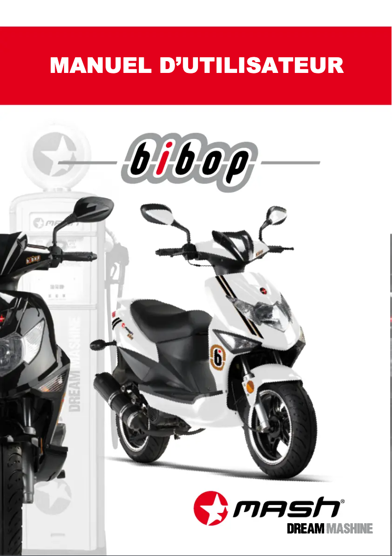 Página 1 del manual Manual de usuario Mash Bibop 50cc (2013)