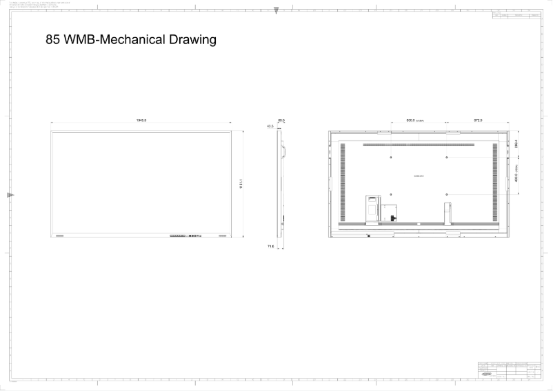 Imagen de la primera página del manual del dispositivo WM85B