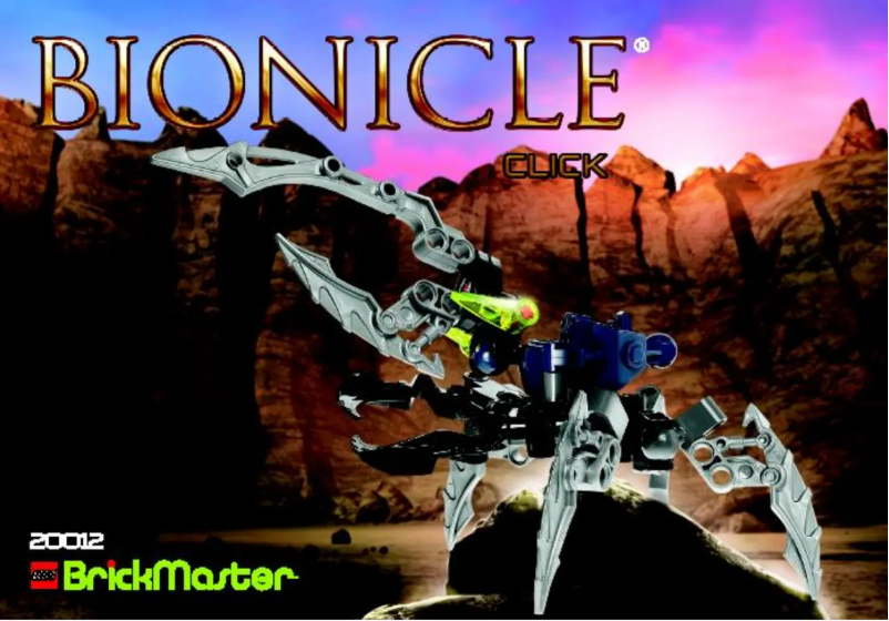 Page n°1 - Manuel utilisateur Lego 2009 BM Bionicle SEP