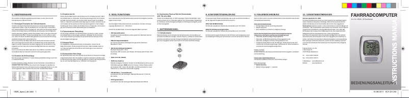 Page n°1 - Manuel utilisateur Prophete 0526