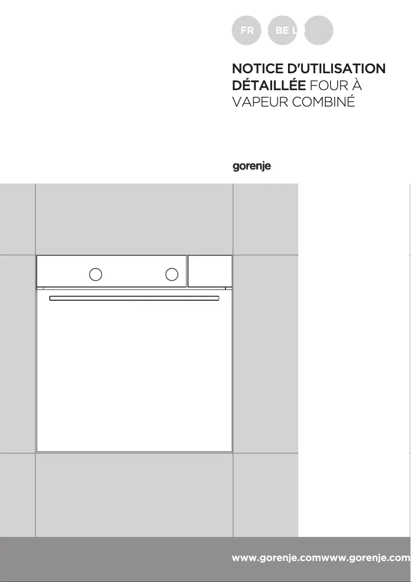 Page n°1 - Manuel utilisateur Gorenje BCS747S34X