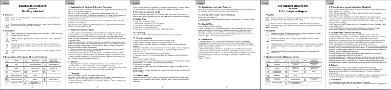 Page 1 de la notice Manuel utilisateur Vakoss TK-558BK