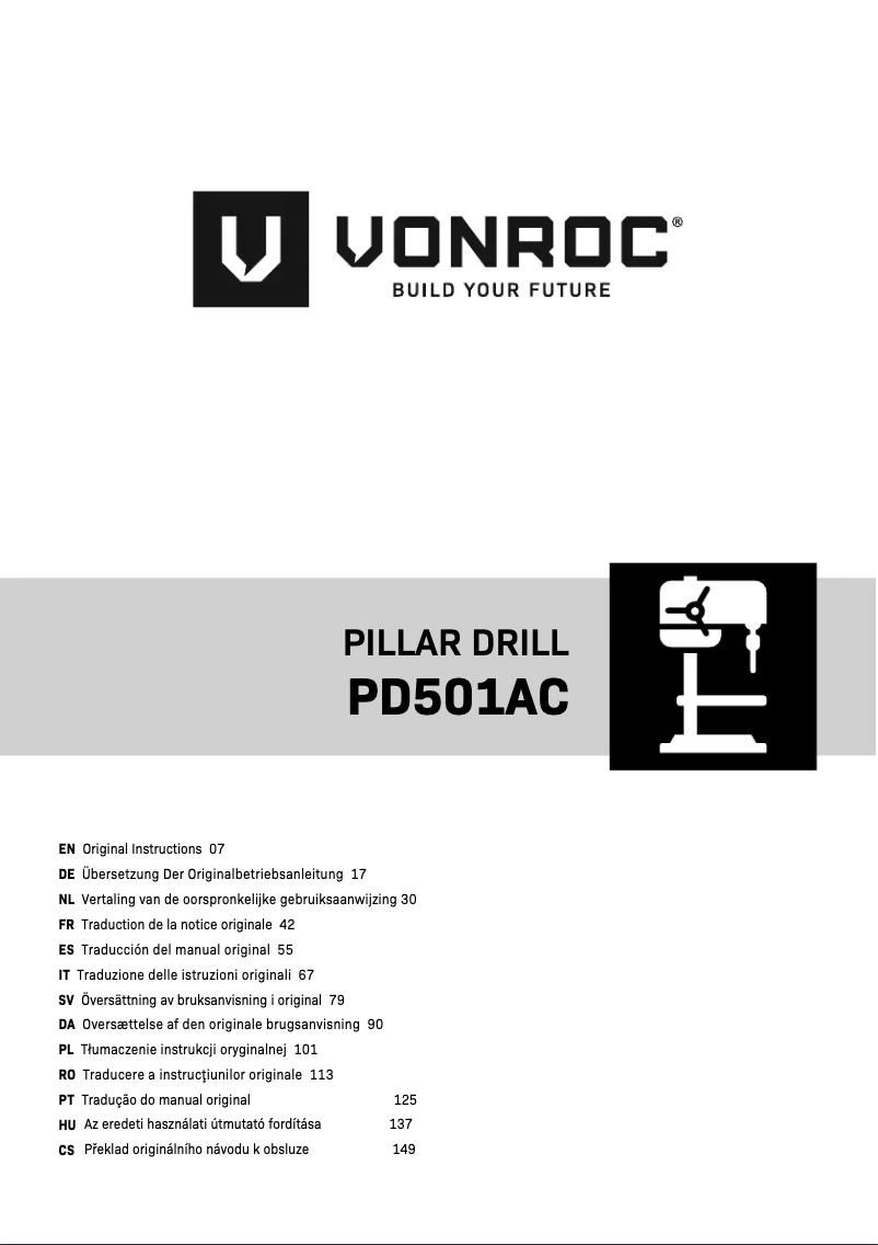 Página 1 del manual Manual de usuario Vonroc PD501AC
