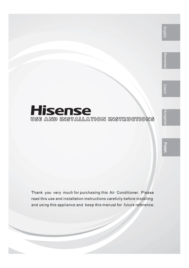 Page n°1 - Manuel utilisateur Hisense APH12QC