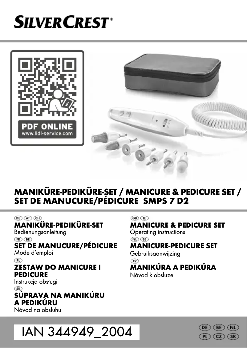 Page n°1 - Manuel utilisateur SilverCrest SMPS 7 D2