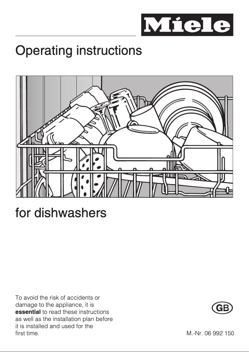 Page 1 de la notice Manuel utilisateur Miele G 1222 SC