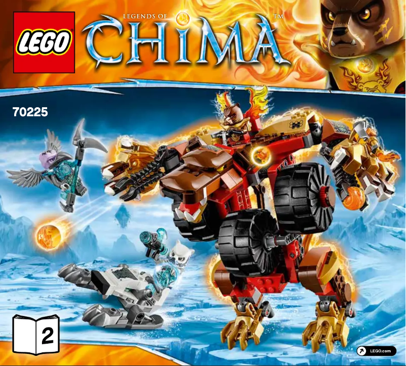 Page 1 de la notice Manuel utilisateur Lego Chima 70225