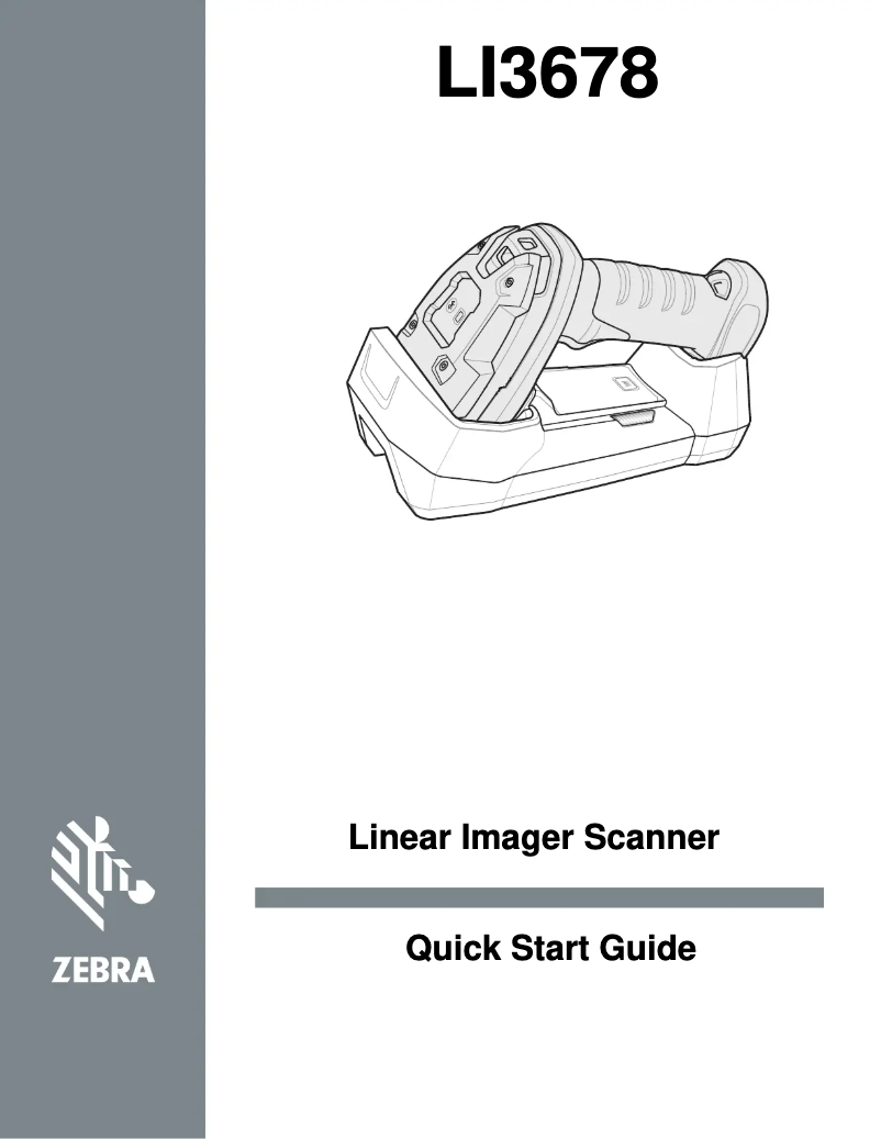 Página 1 del manual Manual de usuario Zebra Ultra-Rugged LI3678