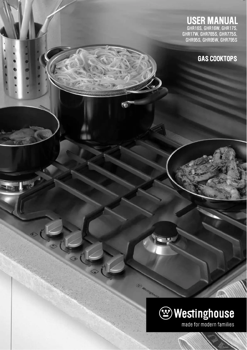 Image de la première page du manuel de l'appareil GHR95W
