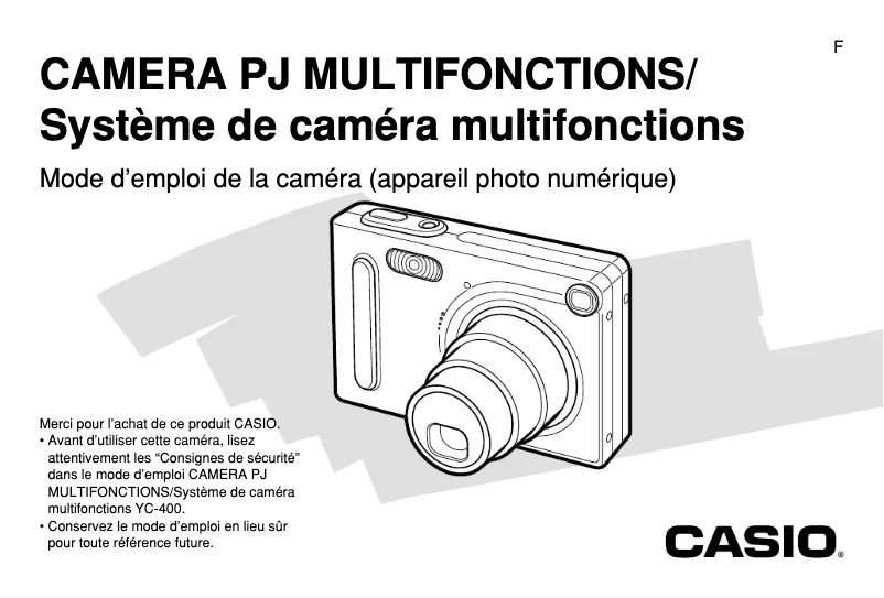Image de la première page du manuel de l'appareil YC-400