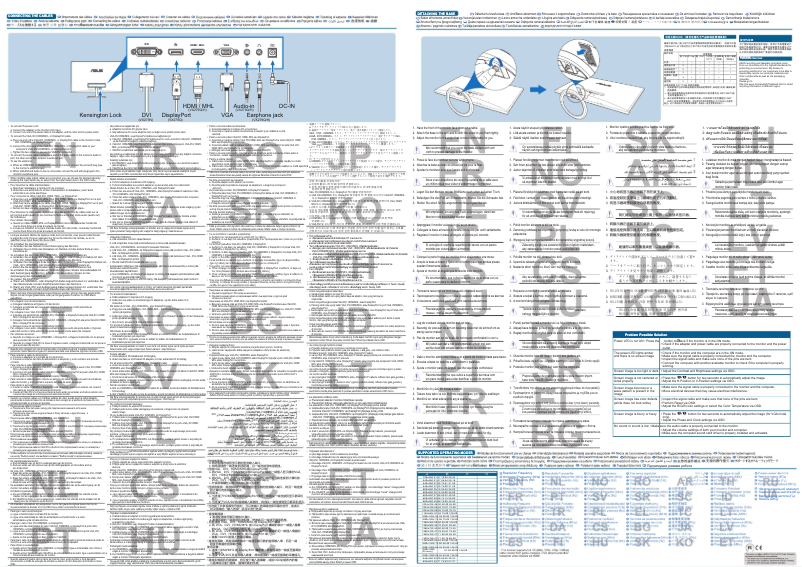 Page n°1 - Guide de démarrage rapide Asus VX279H