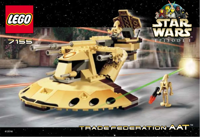 Page n°1 - Manuel utilisateur Lego Trade Federation AAT (TM)