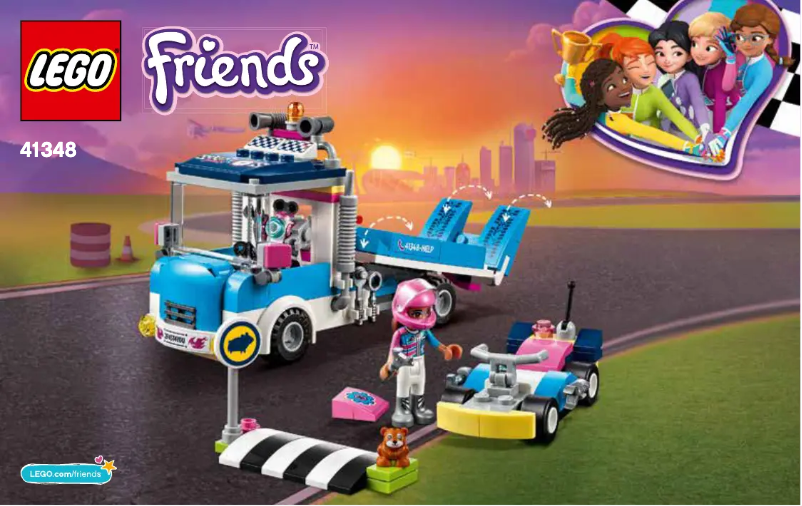 Page n°1 - Manuel utilisateur Lego Friends 41348