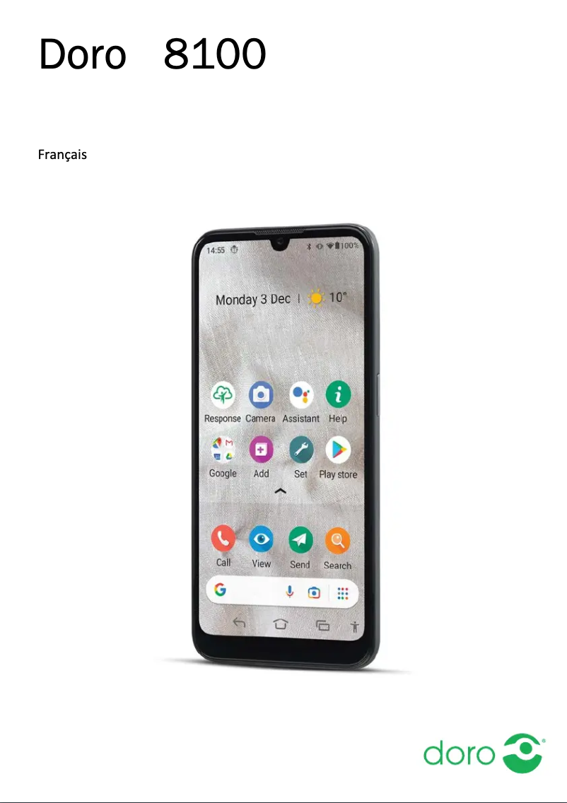 Image de la première page du manuel de l'appareil 8100