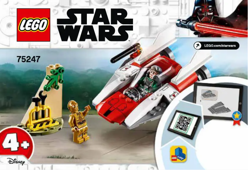 Page 1 de la notice Manuel utilisateur Lego Star Wars 75247