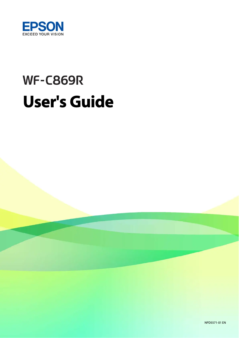 Page 1 de la notice Manuel utilisateur Epson WorkForce Pro WF-C869RDTWF EPP