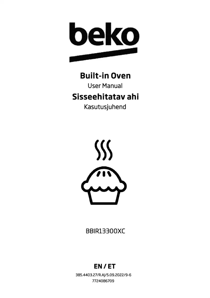 Page 1 de la notice Manuel utilisateur Beko BBIR13300XC