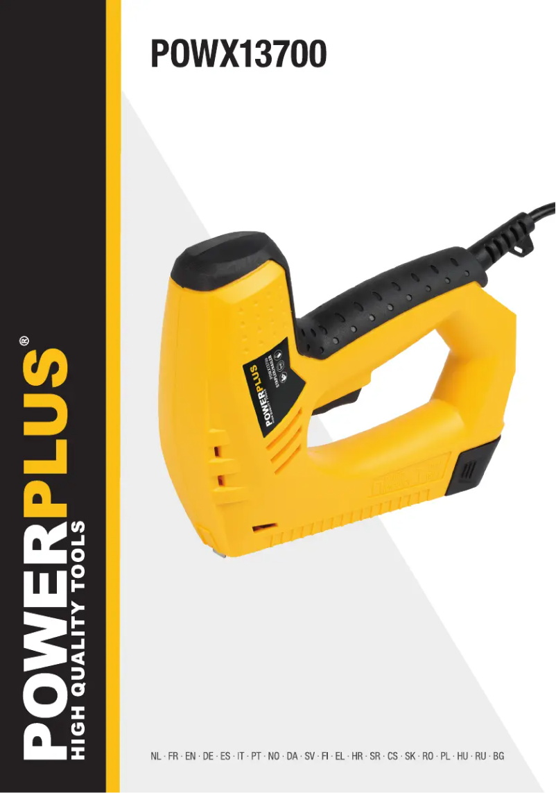 Page 1 de la notice Manuel utilisateur PowerPlus POWX13700