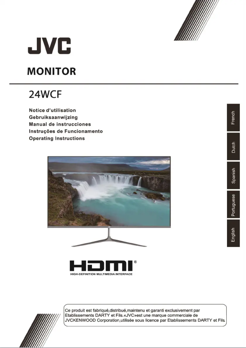 Page n°1 - Manuel utilisateur JVC 24WCF
