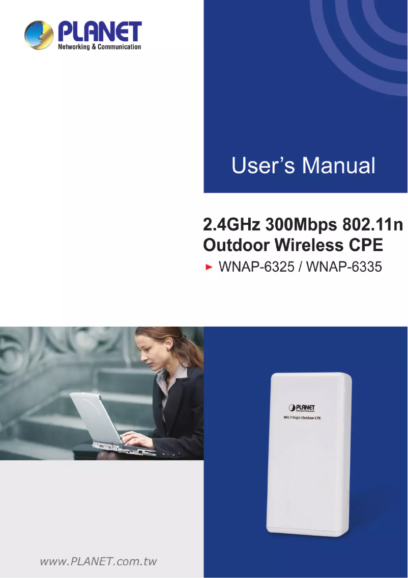 Image de la première page du manuel de l'appareil WNAP-6335