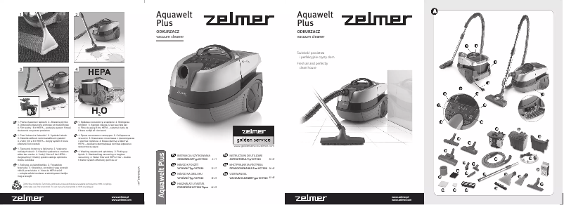 Page n°1 - Manuel utilisateur Zelmer Aquawelt Plus ZVC762ZT