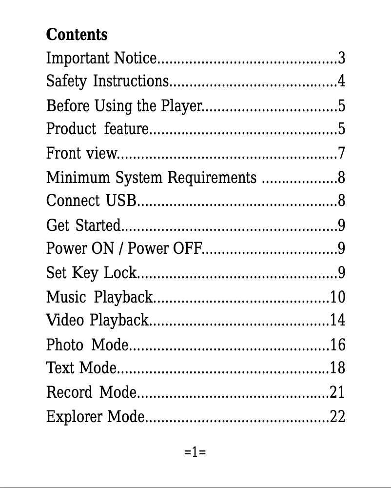 Imagen de la primera página del manual del dispositivo MV4