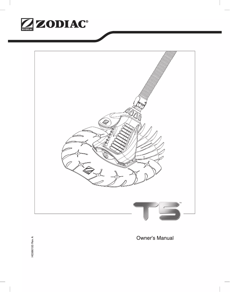 Page 1 de la notice Manuel utilisateur Zodiac T5 Duo
