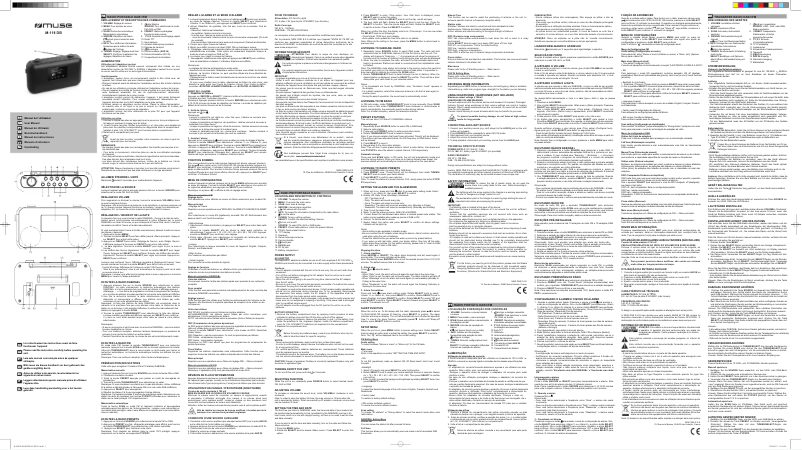 Image de la première page du manuel de l'appareil M-118 DB