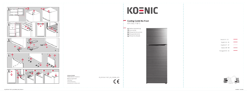 Page 1 of the manual User Manual Koenic KFK 561 F NF S