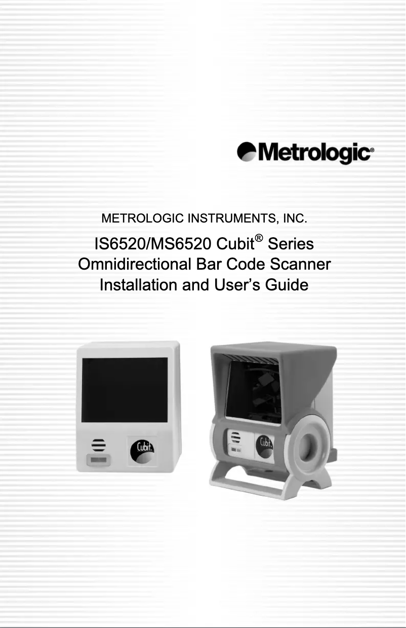 Page 1 de la notice Manuel utilisateur Honeywell Cubit MS6520