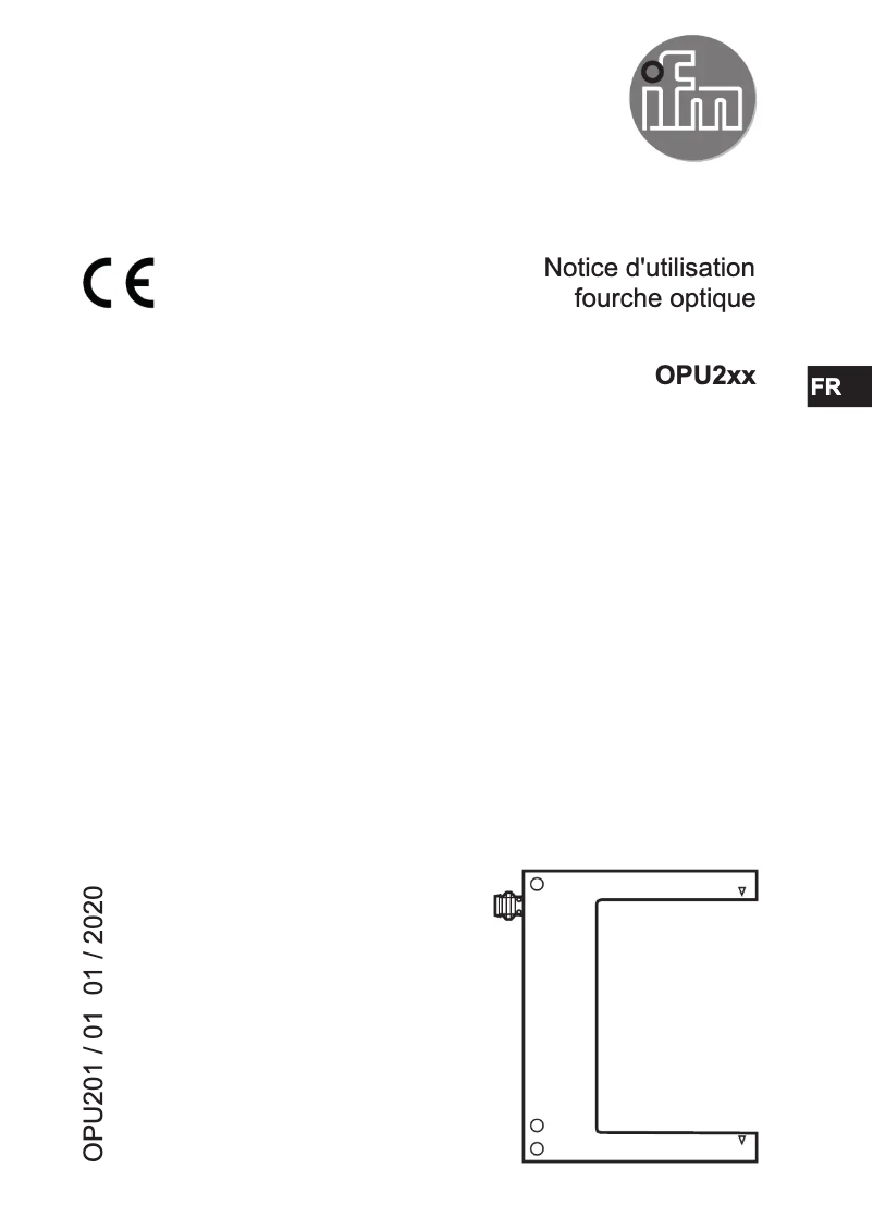 Page n°1 - Manuel utilisateur IFM OPU204