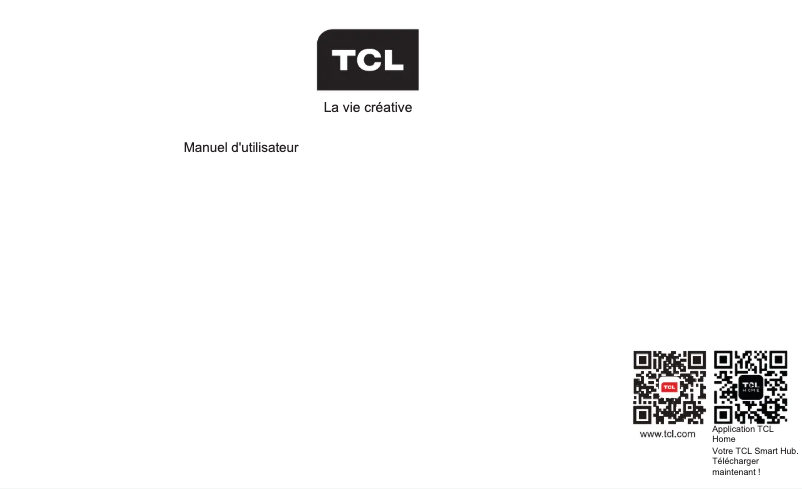 Page 1 de la notice Manuel utilisateur TCL 27R83U