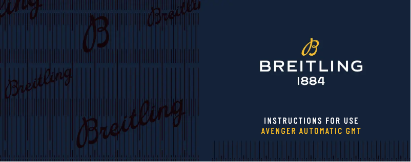 Image de la première page du manuel de l'appareil Avenger Automatic GMT 44