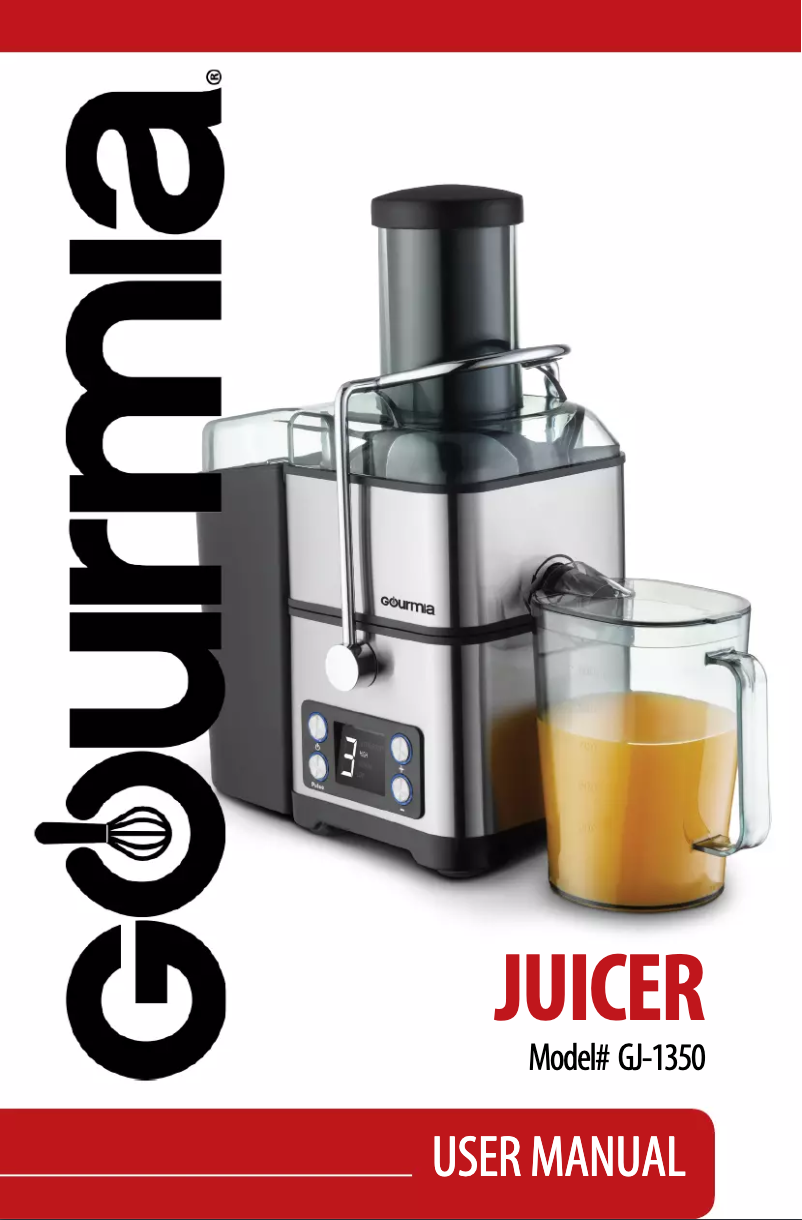 Image de la première page du manuel de l'appareil GJ1350