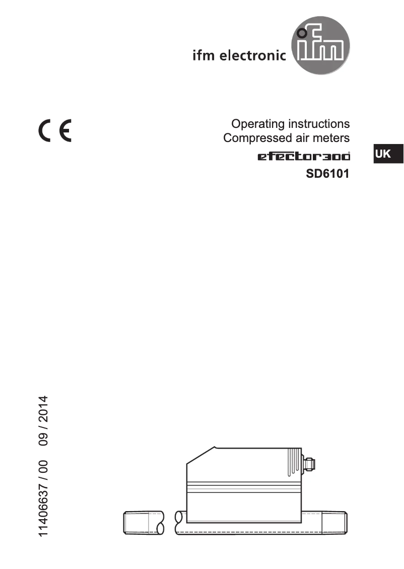 Page n°1 - Manuel utilisateur IFM SD6101
