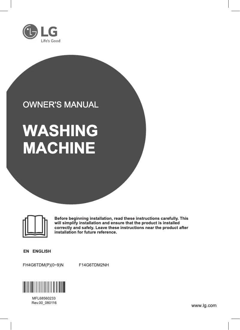 Image de la première page du manuel de l'appareil F14G6TDM2NH