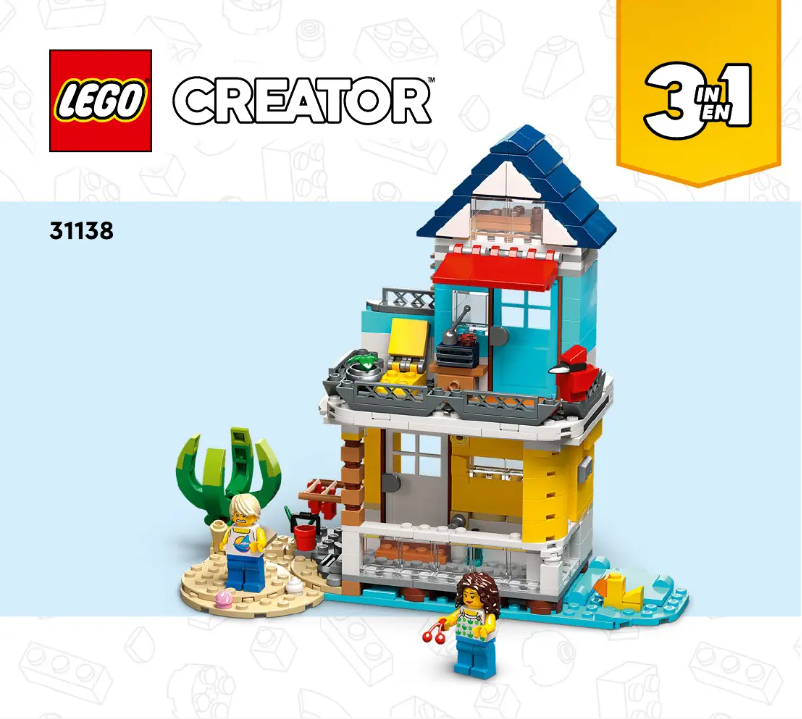 Page n°1 - Manuel utilisateur Lego Creator 31138
