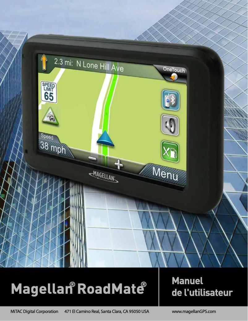 Image de la première page du manuel de l'appareil Roadmate 5255T-LM