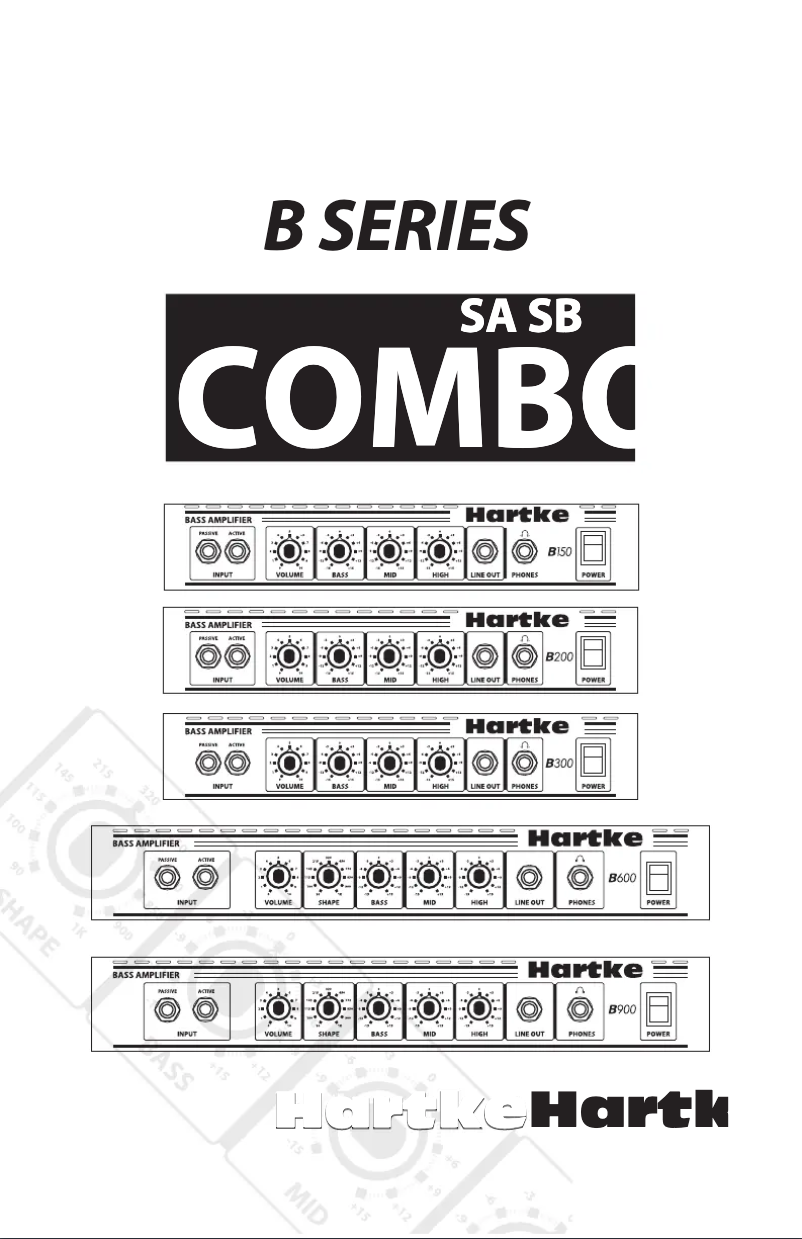 Página 1 del manual Manual de usuario Hartke B900