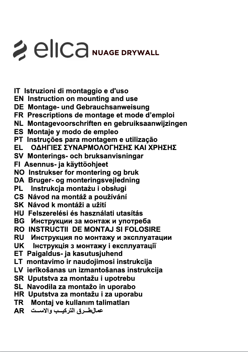 Image de la première page du manuel de l'appareil Nuance PRF0098374