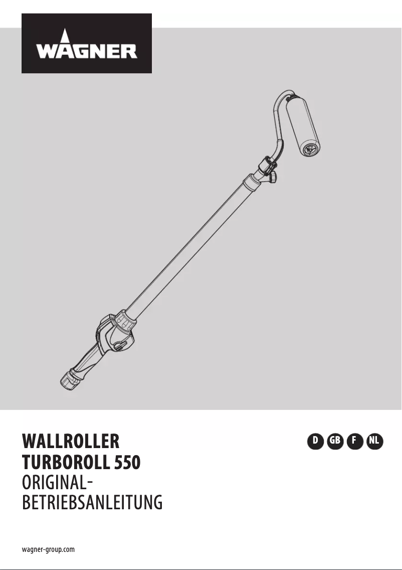 Page 1 de la notice Manuel utilisateur Wagner TurboRoll 550