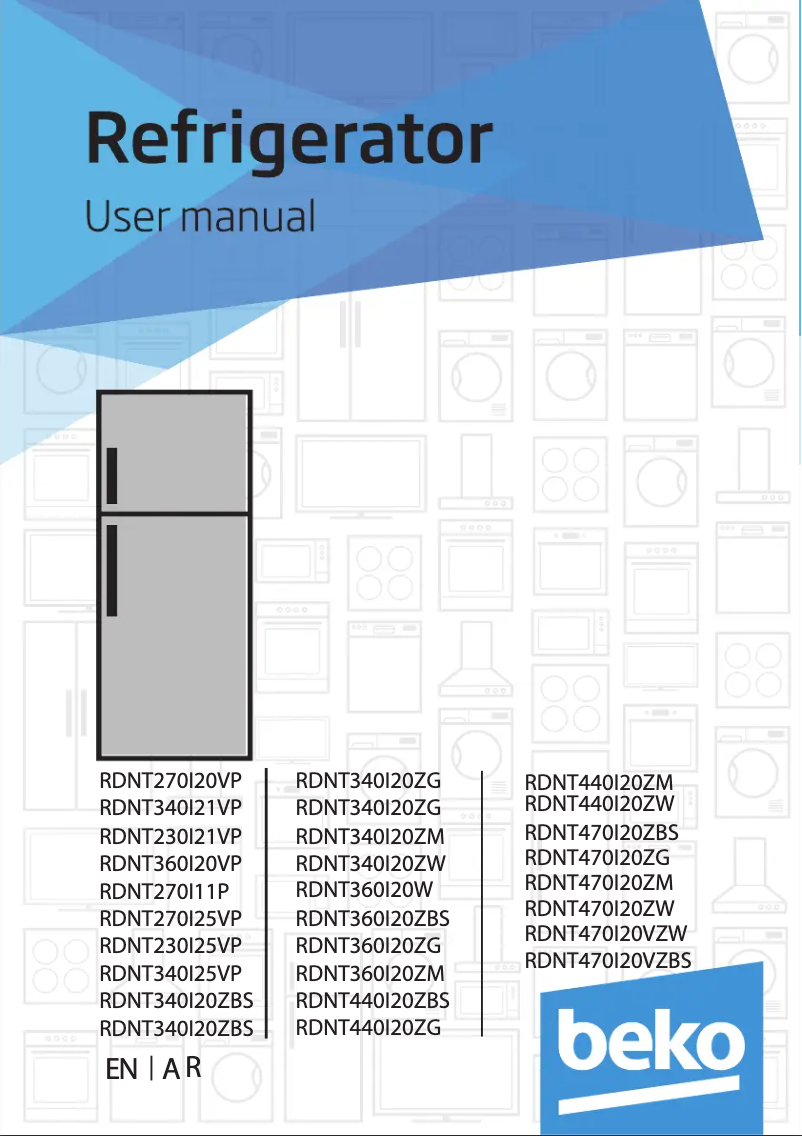 Image de la première page du manuel de l'appareil RDNT440I20ZM
