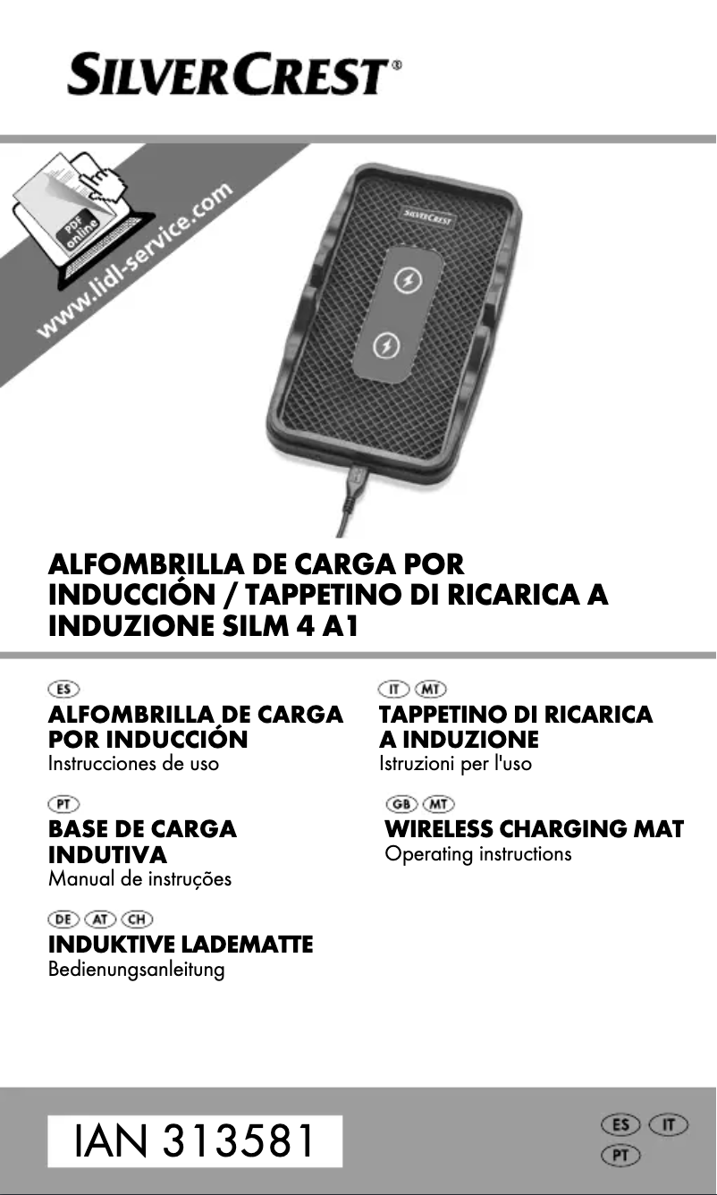 Page 1 de la notice Manuel utilisateur SilverCrest SILM 4 A1