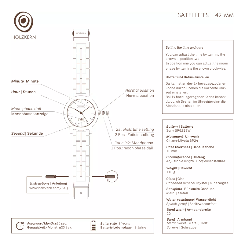 Page 1 de la notice Manuel utilisateur Holzkern Triton
