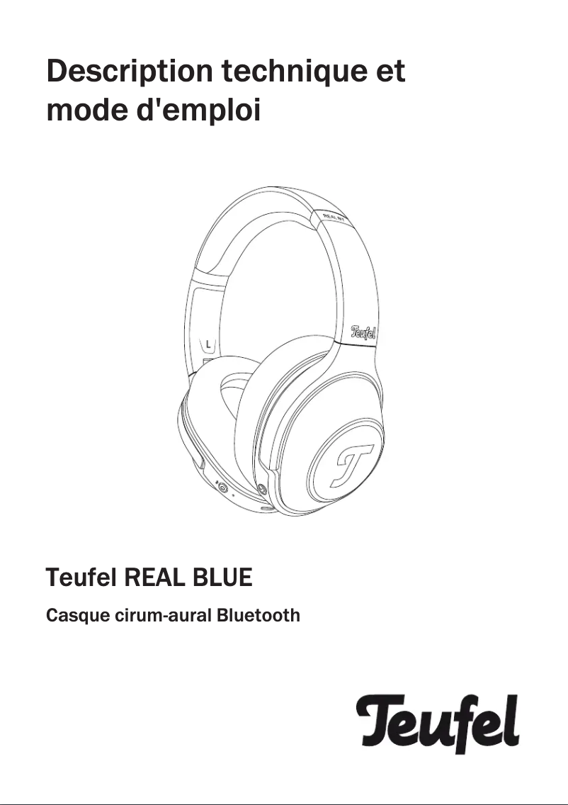 Page n°1 - Manuel utilisateur Teufel Real Blue