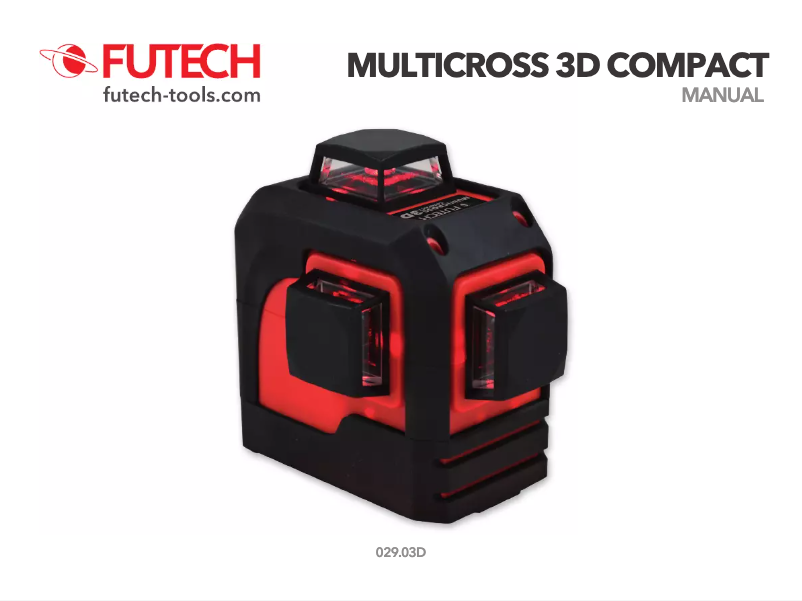 Page 1 de la notice Manuel utilisateur Futech MC3D Compact